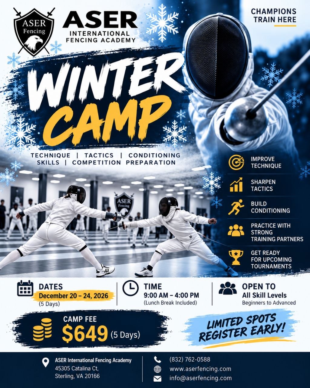 ASER winter Camp Poster